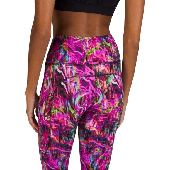 Lululemon Plus Size Women’s Multi Color Fast And Free Leggings Size 18 - Picture 13 of 13